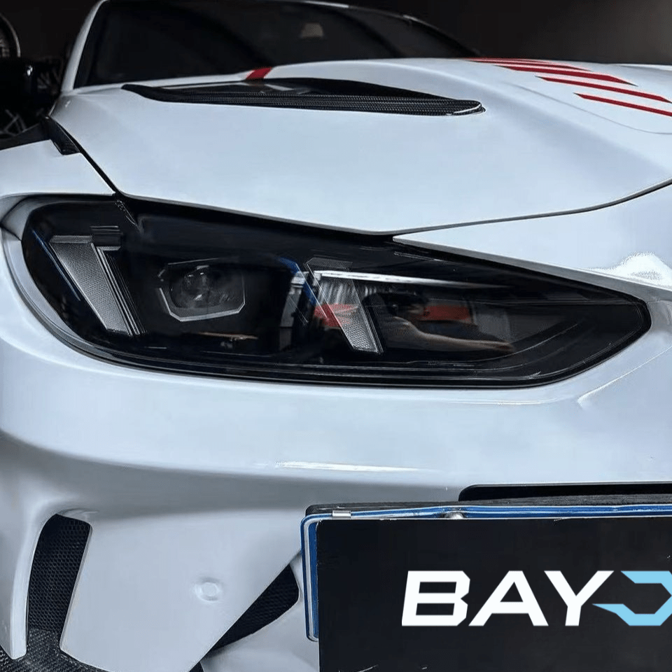 G8X G80 M3 G82 M4 G22 4 Series Complete Snake Eyes Style Headlights CSL YELLOW/WHITE 2021 - Current